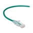 Slim-Net Low-Profile CAT6A 500-MHz Ethernet Patch Cable - Snagless, Unshielded (UTP)