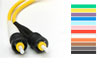 Cabos de fibra LSZH duplex coloridos