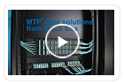 Soluções de fibra com conector em rack estilo MTP MPO